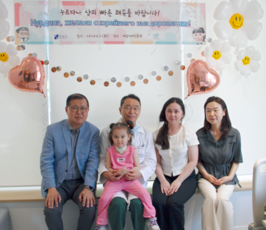 강남구, 후두유두종 앓은 카자흐스탄 어린이에게 희망 선사!